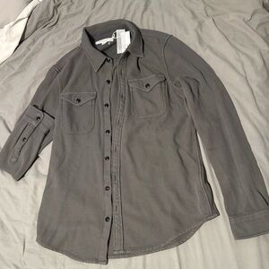 Outerknown Men's Blanket Shirt NWT in Charcoal Grey Size M